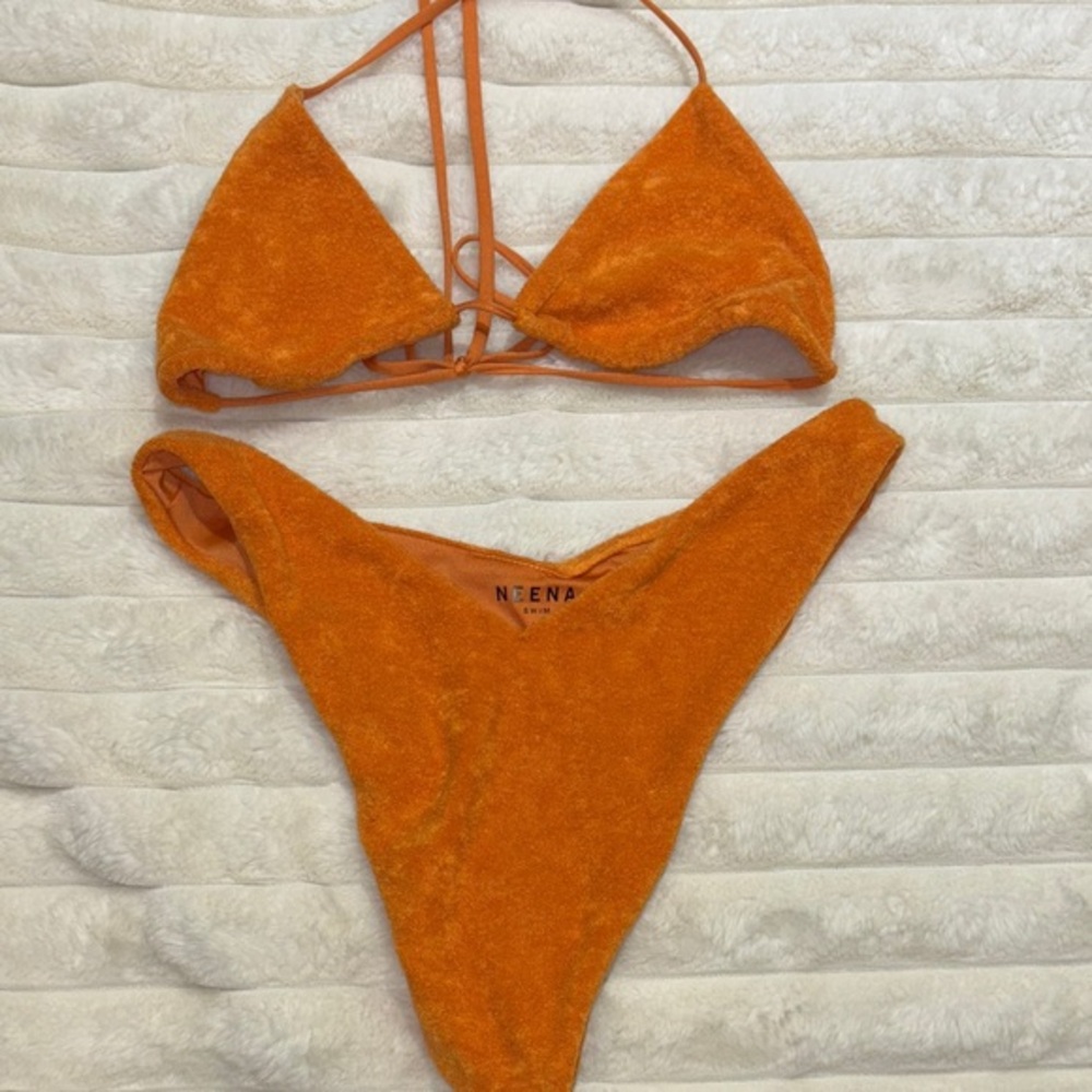 Oh Polly Vibrant Orange Bikini Set